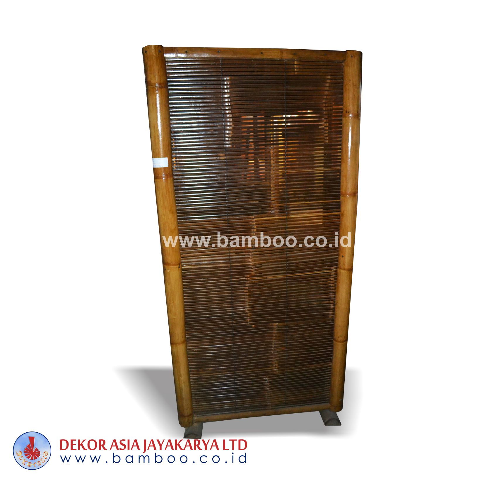 Black Bamboo Frame With Bamboo Vertically